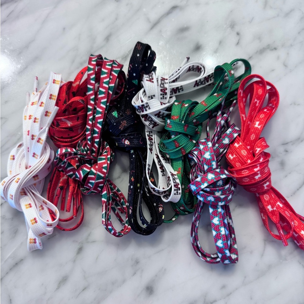 Cute Christmas Shoelaces - Set of 8